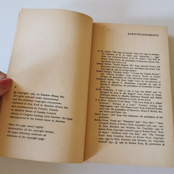 1965 Poetic Meter and Poetic Form Book Vintage Paul Fussell Jr Learn Poems PB - Picture 5 of 9